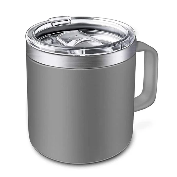 Izolowany próżniowo kubek o pojemności 450 ml z uchwytem