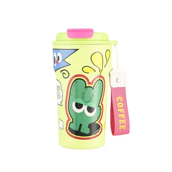 Izolowana butelka na wodę typu Tumbler ze słomką