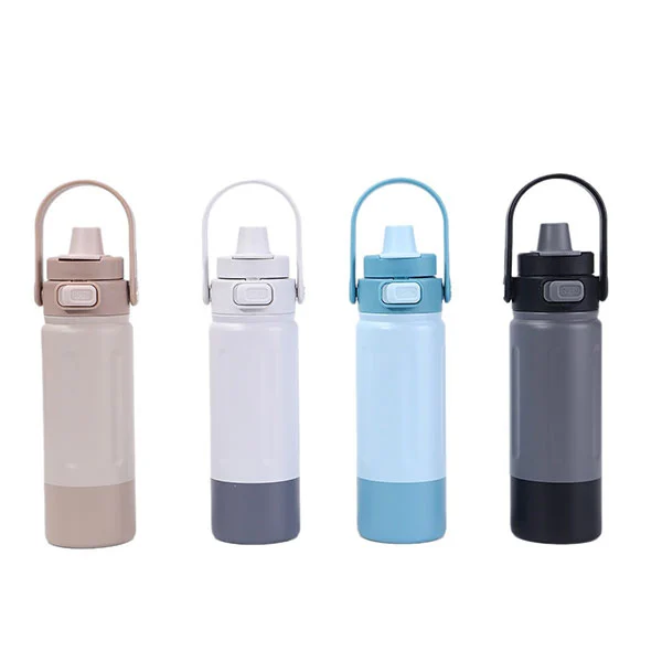 Butelka sportowa ze stali nierdzewnej z uchwytem